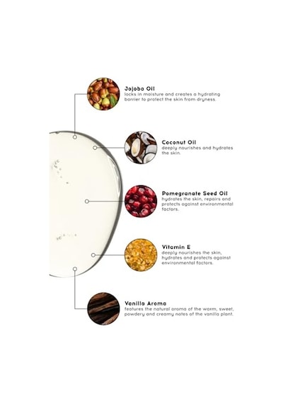 Cream Co. Dudak Parlatıcısı Nemlendirici Besleyici Lip Oil Gloss, Dudak Yağı, Vanilya Aromalı, E Vitamini