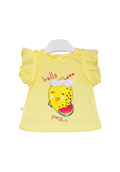 S-Mall Caramell Bebek Takımı - 2 Li - Tkk7045 - Fresh - Sarı Beyaz
