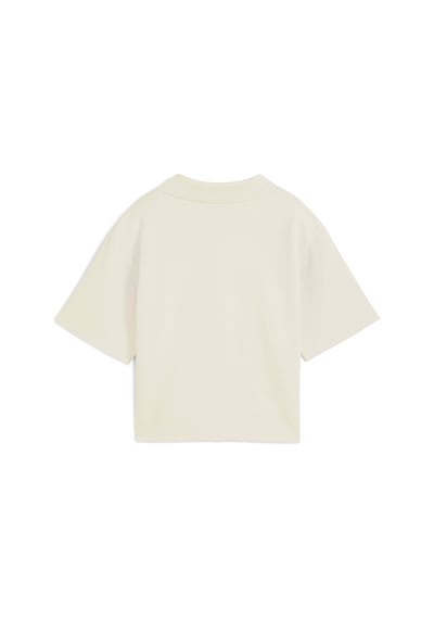 Puma Class Relaxed Polo Tee Kadın Yetişkin Polo T-shirt Krem