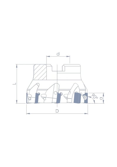 Fett Vrf90 - Ap1135 - D040 - D16 - Z06 Vorgen Freze Takımı