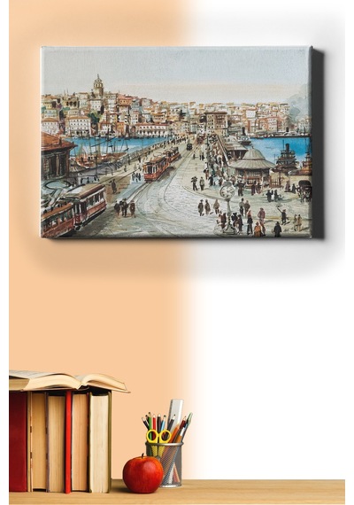 Webstyle Sayılarla Boyama Seti Kasnaklı Istanbul Nostaljisi 60 X 75 Cm