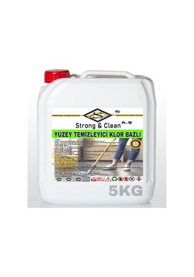 Strong&Clean Yüzey Temizleyici Klor Bazlı 5 KG