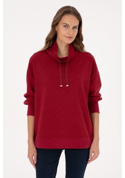 U.s. Polo Assn. Kadın Bordo Sweatshirt 50309077-vr014 Bordo
