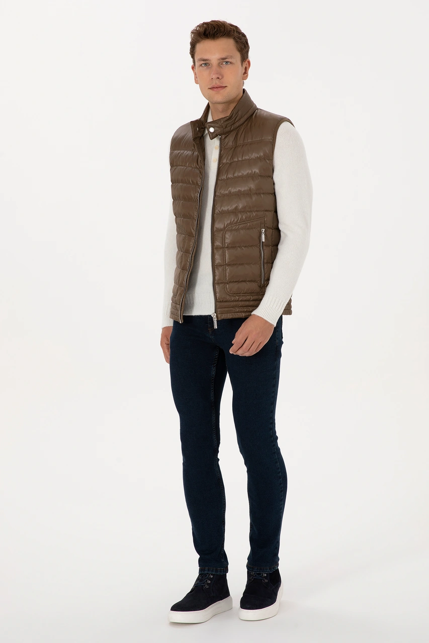 U.s. Polo Assn. Erkek Haki Yelek Dokuma 50310306-vr027 Haki
