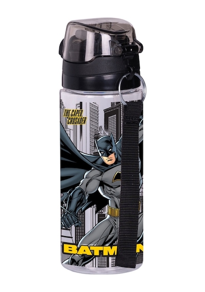 Wiggle 500ml Batman Pipetli Askılı Kilitlenebilir Su Matarası Siyah4