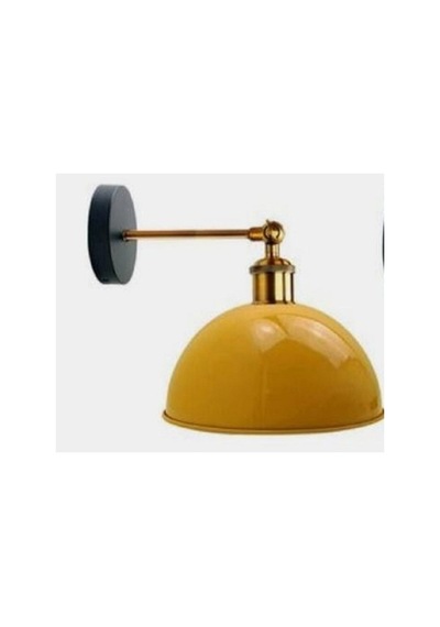 Sarı Modern Rustik Retro Mafsalı Duvar Aplik Gece Lambası Okuma Lambası Siyah