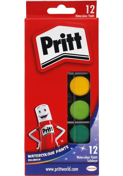 Prıtt 12 Renk Sulu Boya Küçük  1048082