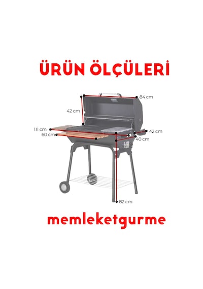 Cg-075 Kömürlü Barbekü DÖKÜM Paket FULL