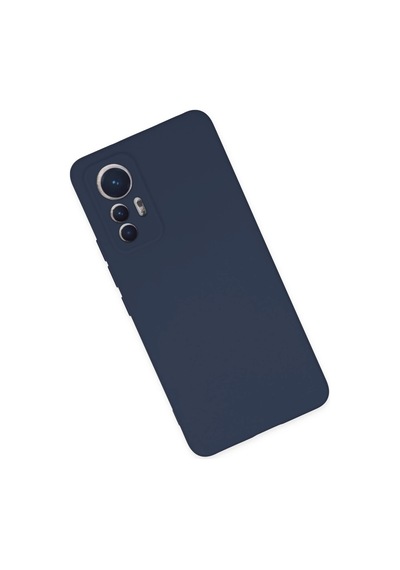 Ilkeshop Newface Xiaomi Mi 12 Lite Kılıf Nano İçi Kadife Silikon - Lacivert