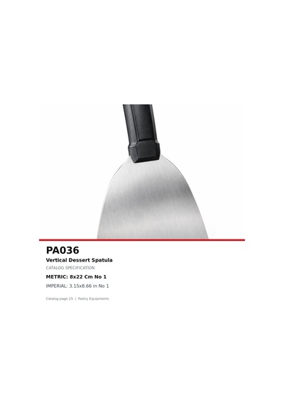 Fida Tatlı Spatulası - No:1 95mm Gümüş