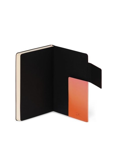Beyaz Sayfalı Not Defteri, M Beden, Fildişi Renkli Kağıttan, 90 G/m², 192 Sayfa, Yumuşak Kapak, Lastik Bant, Boyut