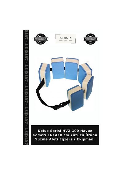 Delux Serisi Hvz-100 Havuz Kemeri 16x4x8 Cm Yüzücü Ürünü Yüzme Aleti Egzersiz Ekipmanı Belirtilmemiş