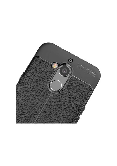 General Mobile 8 Kılıf Deri Tarzı Niss Silikon Case