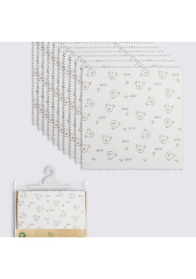 Bistyle Koala 20x20 10'lu Penye Mendil 90165 Ekru Ekru