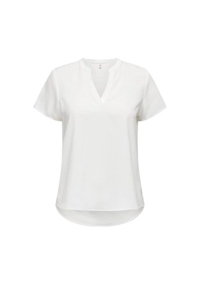 Only Onlelıte Lıfe S/s V-neck Top Noos Ptm Beyaz Kadın T-shirt 15339740