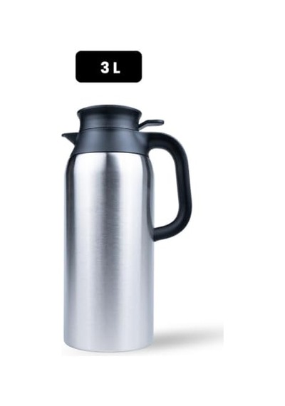 Porsima 2125 Dailyserve Çift Katmanlı Paslanmaz Çelik Termos Çay Termosu Su Termosu 3lt Çok Renkli