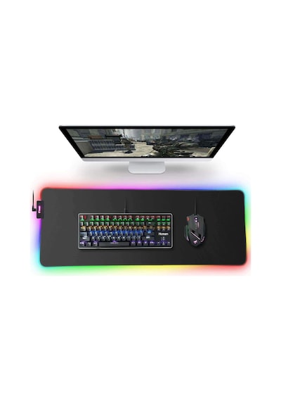 Unico Rgb Led Işıklı Gaming Mouse Pad 80X 30Cm Mp-0778 Unico Rgb Led Işıklı Gaming Mouse Pad 80X 30Cm Mp-0778