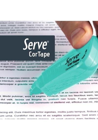 Serve Cortape Şerit Silici 5 Mm x 8 Mt Pastel Yeşil