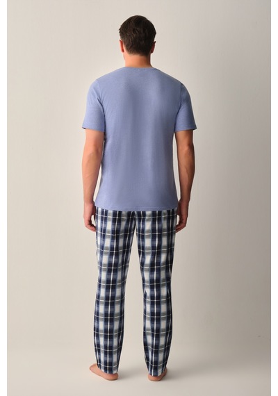 Suwen Ethan Erkek Pijama Takımı Sh267026601352 Lacivert