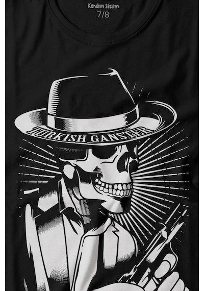 Kendim Seçtim Turkish Ganster El Mafia Mafya Temalı Baskılı Tişört Çocuk T-shirt 001