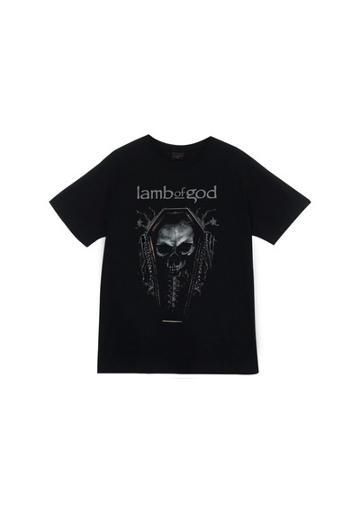 Stoned&Fame Erkek Siyah Lamb Of God Baskılı T-shirt SIYAH Siyah