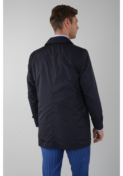 Bisse Lacivert Regular Fit Pardösü Trençkot Pardesü Trcn25y25001 D39