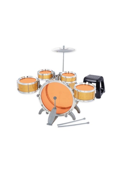 1080080 Sunman Eccho, Davul Set - Jazz Drum / 5 Adet Davul, Zil Ve Tabure / +3 Yaş