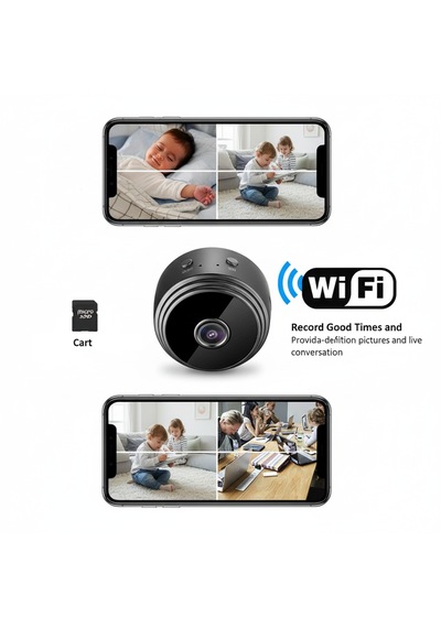 Kablosuz Bebek Kamerası Full Hd Telefonla Canlı İzleme & Wifi Bağlantı