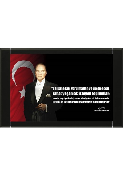 100X150 Cm Grt5 Atatürk Resimli Makam Panosu - Makam Arkalığı