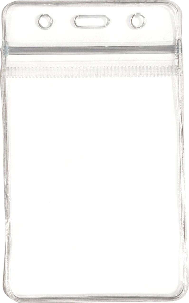 Pvc Yaka Kartlığı Yaka Kartı Kılıfı Kart Koruyucu 7x11 Cm - 5 Adet