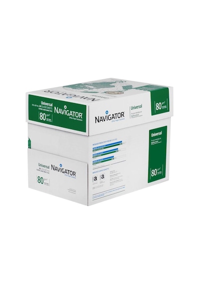 Navigator A4 Fotokopi Kağıdı 80gr 1 Koli 5 Paket 2500 Sayfa