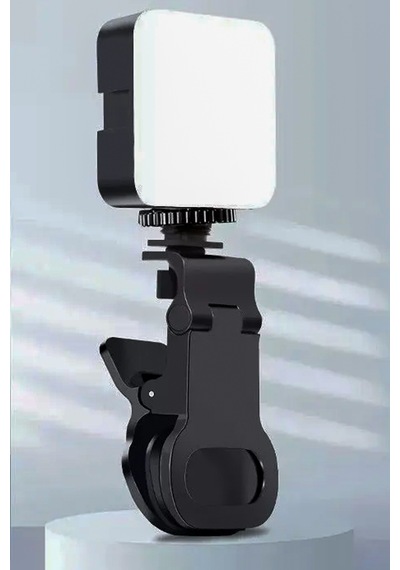 Thentech Selfie Işığı Şarjlı Fotoğraf Makine Telefon Tripod Laptop Uyumlu Kolay Taşınabilir Profesyonel Işık Beyaz