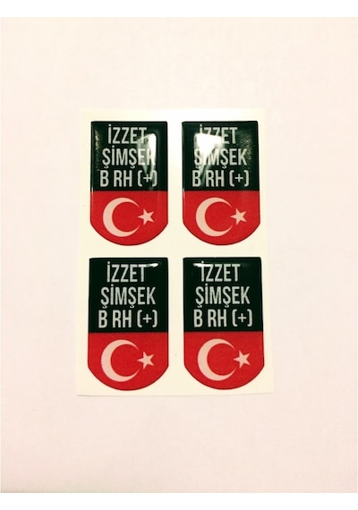 Kişiye Özel Silah Kabza Şarjör Sticker 4 Adet