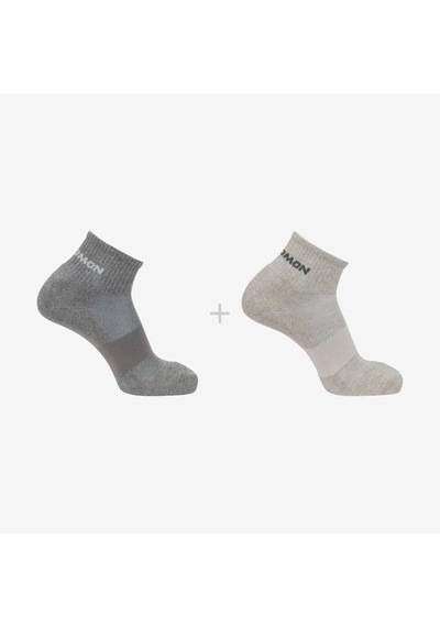 Salomon Evasion Ankle 2-pack Çorap-27421 Açık Gri - Gri