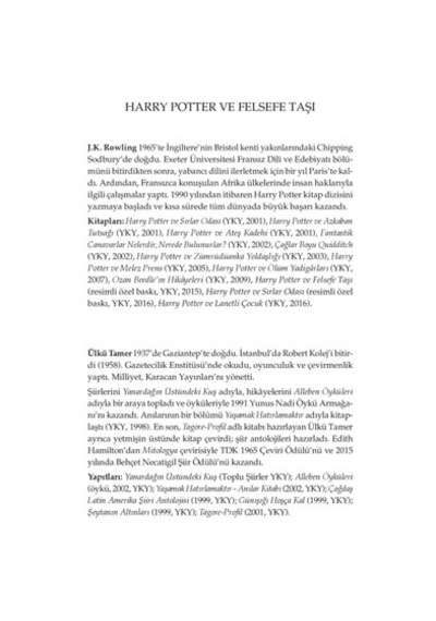 Yapı Kredi Yayınları Harry Potter Ve Felsefe Taşı - J. K.