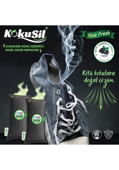Kokusil Ayakkabı Koku Giderici Shoe Fresh 2li Set