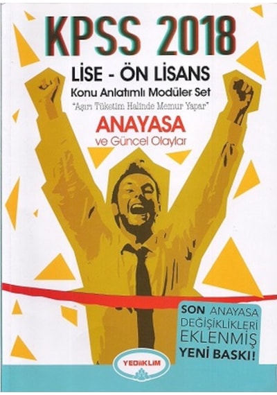 Kpss 2018 Lise Ön Lisans Konu Anlatımlı Anayasa Güncel Olaylar