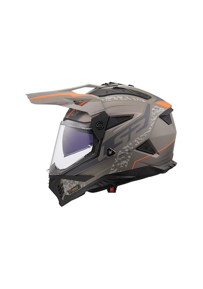Ls2 Pioneer 2 Devor Kros Motosiklet Kaskı Kum