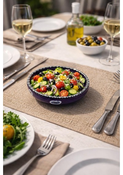 Dekoratif Çini Tabak 16 Cm Nazar Boncuklu Seramik Sunum Tabağı Meyve, Kuruyemiş, Salata Ve Mumluk Dekor Tabağı Çok Renkli Dekoratif Çini Tabak 16 Cm Nazar Boncuklu Seramik Sunum Tabağı Meyve, Kuruyemiş, Salata Ve Mumluk Dekor Tabağı Çok Renkli