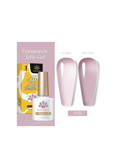 Born Pretty 10ml Jelly Nude Seri Kalıcı Oje Jn06 56347