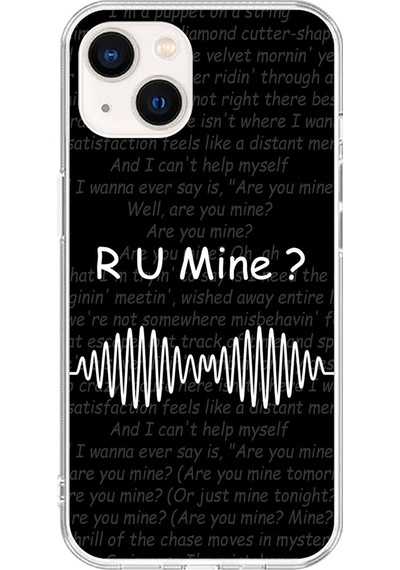 Apple Uyumlu iPhone 13 Mini Şeffaf Kılıf R U Mine Couple Çift Tasarımlı