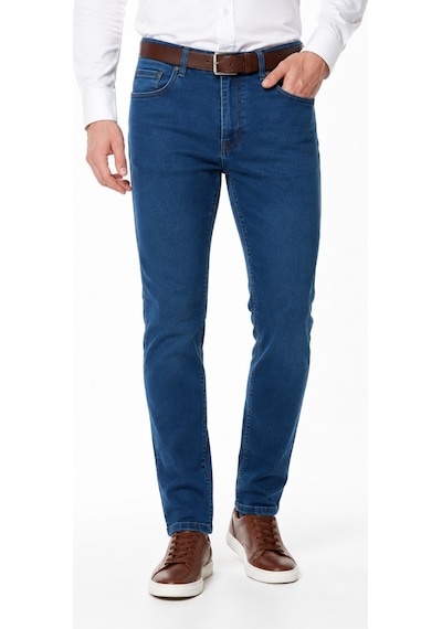 Locus Jeans Erkek Regular Fit Jeans Pantolon 320 Bgl-st05452 Mavi - Yeşil