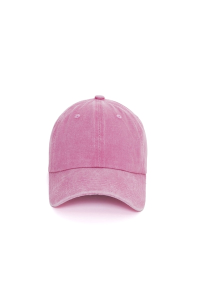Berellini Sade Yıkamalı Şapka Pembe