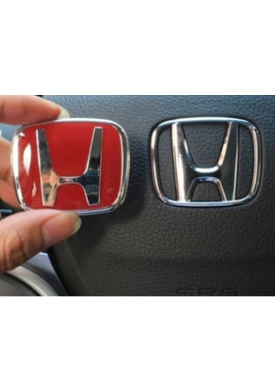 Honda Civic Fc5-Fb7-Fd6 Uyumlu Ithal Kırmızı Direksiyon Logo