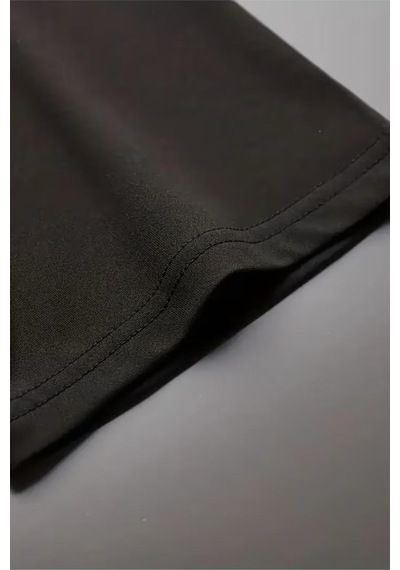 Life Design Minimalist İllüstrasyon Baskılı Unisex Oversize Tişört SIYAH