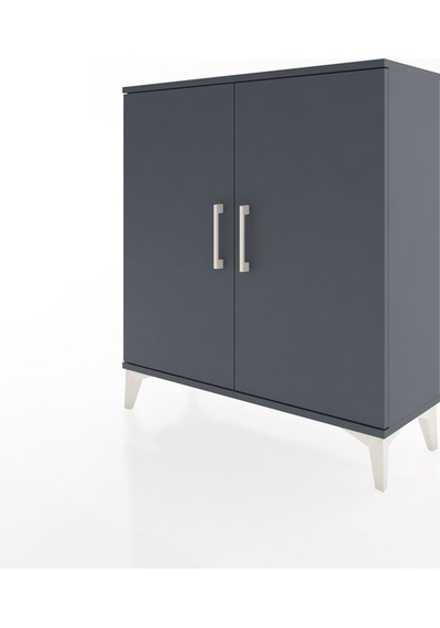 Arges Şifonyer 2 Kapaklı 88x30x96 Antrasit-antrasit Antrasit