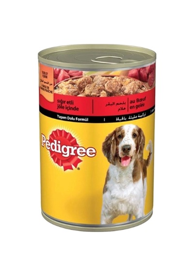 3 Adet Pedigree Biftekli Köpek Maması 400 G