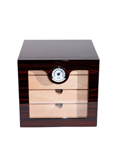 Premiumquality Bellavista Kahverengi Sedir Humidor Puro Kutusu - Tr8791