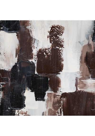 Pulse Çerçeveli Yağlıboya Tablo 100x100 Cm