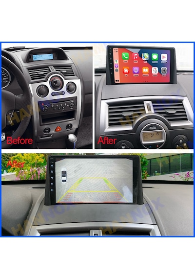 Renault Megane 2 Uyumlu 2002-2009 Android 4 Gb + 64 Gb Rom Carplay Multimedya